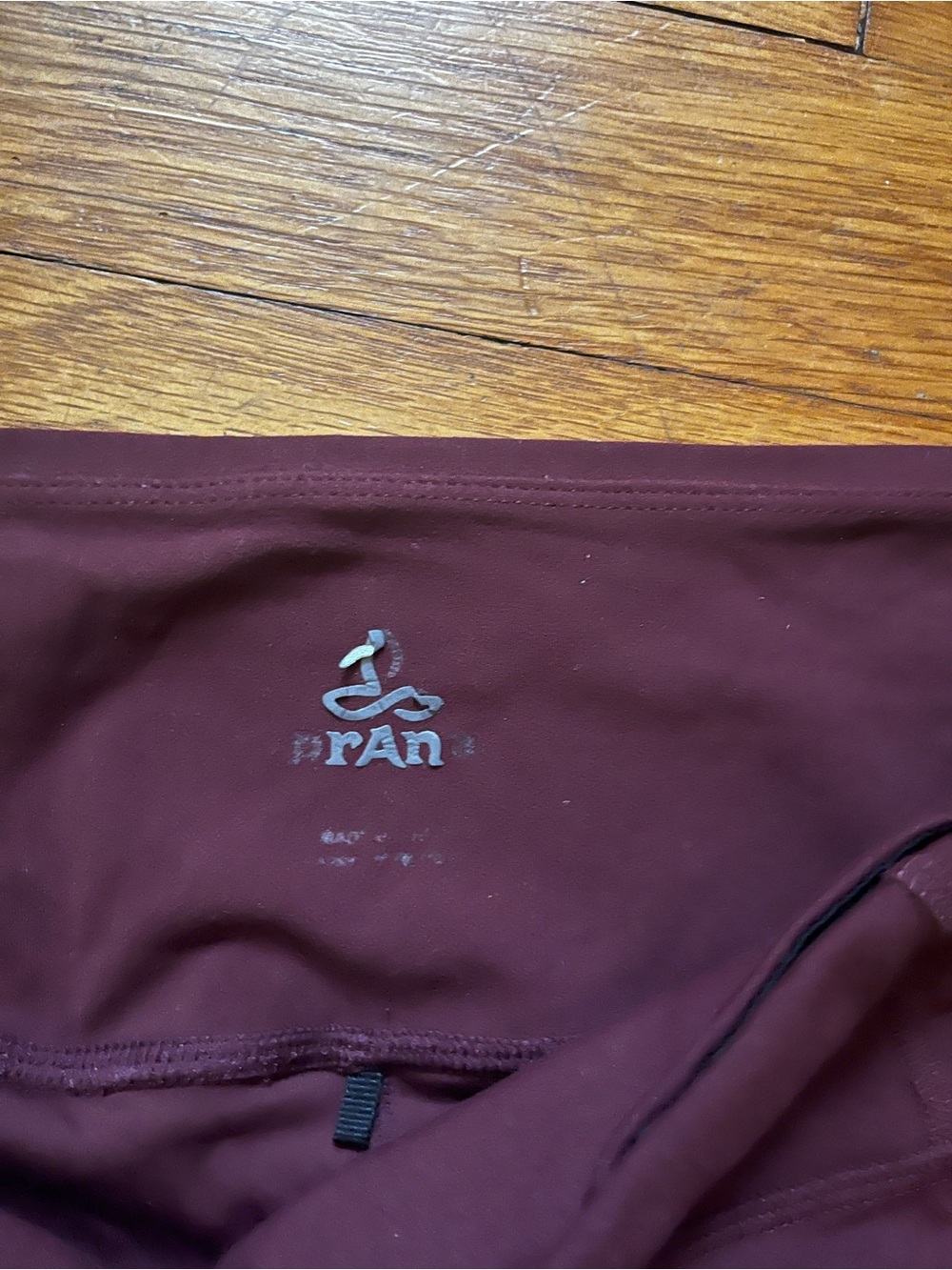 Prana Maroon yoga leggings